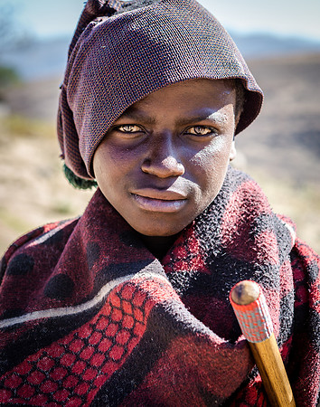 Lesotho, Africa Shepherd